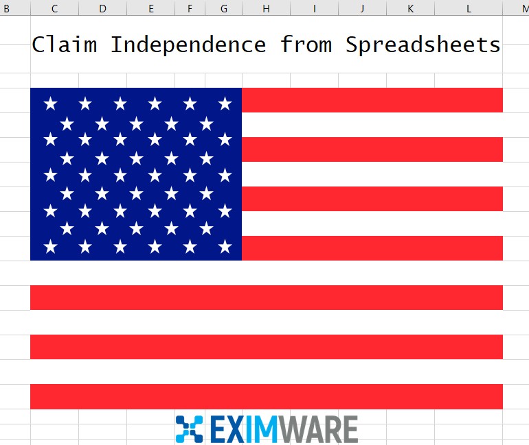 Spreadsheet Eximware Flag